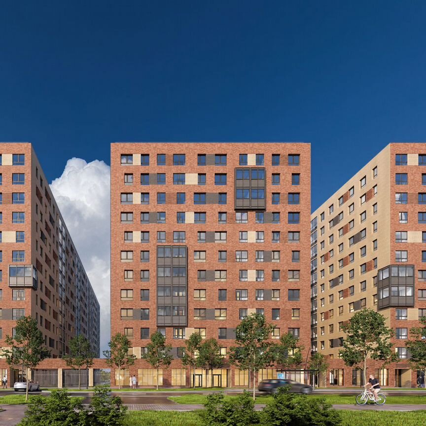 2-к. квартира, 45,9 м², 10/12 эт.