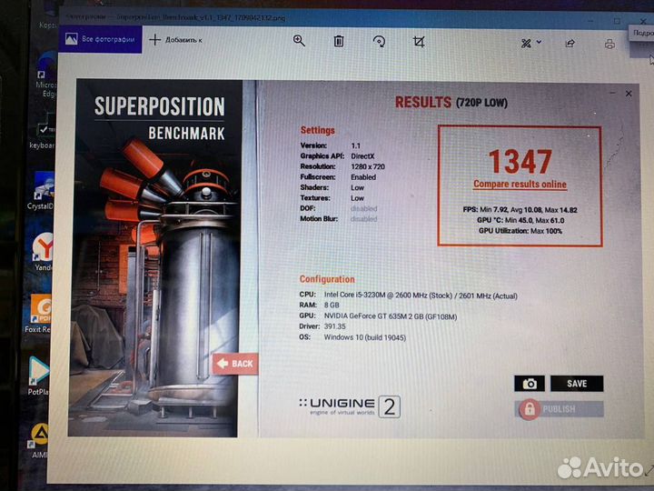 Ноутбук Lenovo Core i5-3/ GeForce GT 635M 2Gb