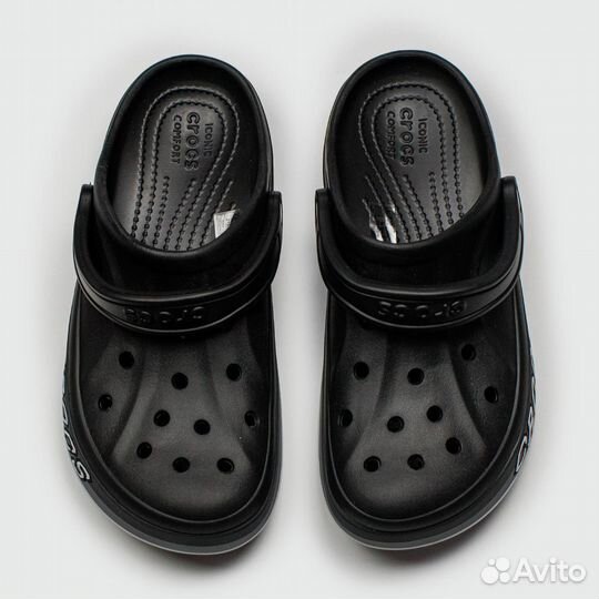 Crocs Bayaband Cloc Black Grey Lines