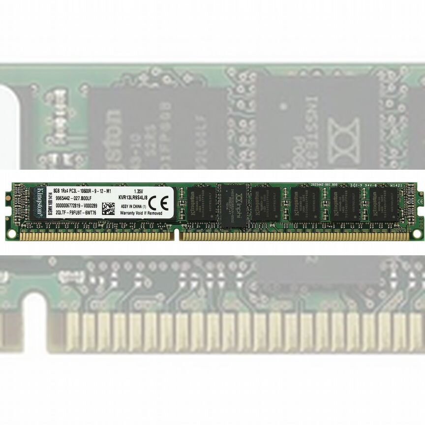 [KVR13LR9S4L/8] Оперативная Память Kingston Ddr3 8 Kvr13lr9s4l/8