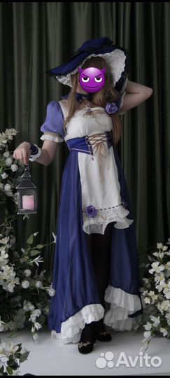 Косплей Лиза геншин горничная, maid ver