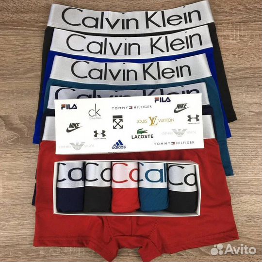 Мужские боксеры calvin klein трусы