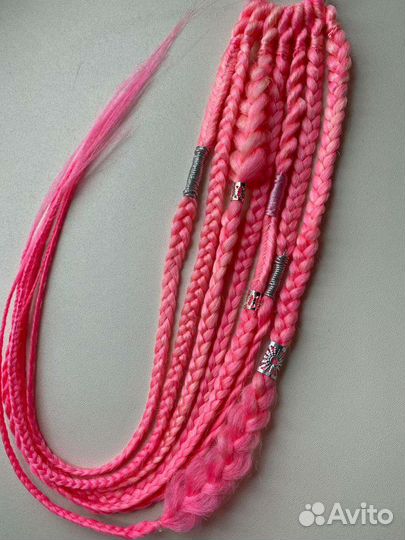 Афрорезинки, комплекты се кос, де кос на заказ