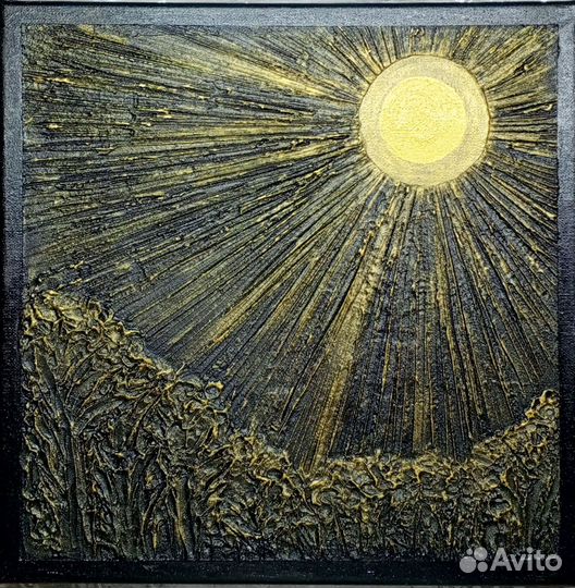 Интерьерная картина текстурная 30/30