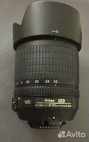 Объектив Nikon 18-105mm VR купить в Москве | Электроника | Авито