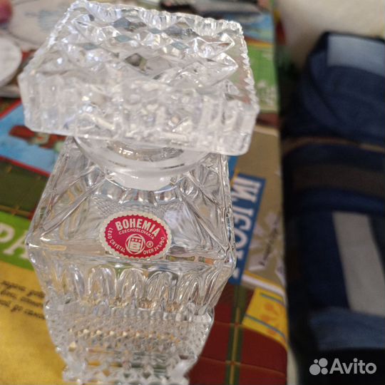 Графин хрустальный богемия