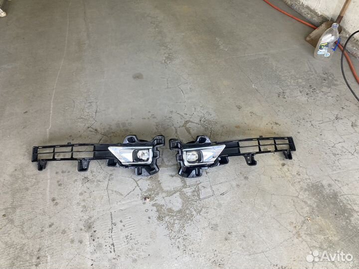 Противотуманки land cruiser 200 с решотками
