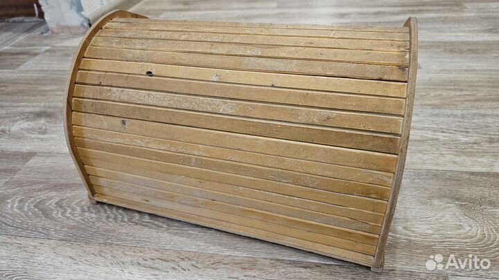 Деревянная Хлебница с узорами (СССР)