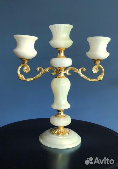 Канделябр Подсвечник из оникса