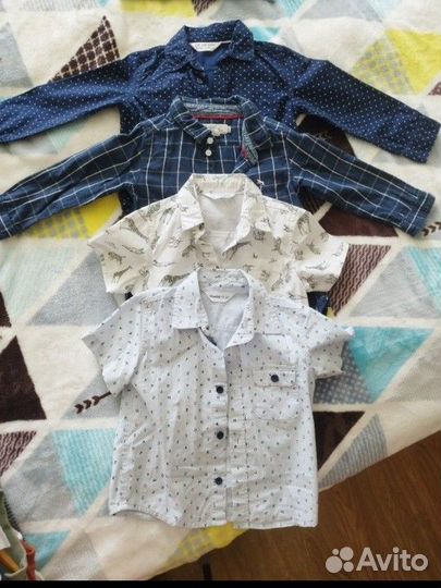 Рубашка на мальчика 86 92