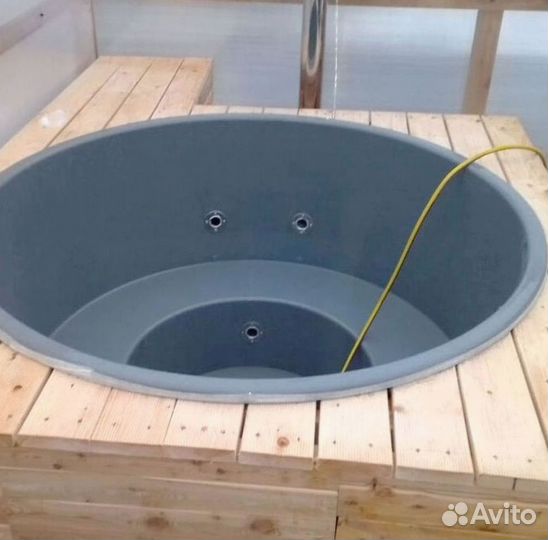 Банный чан купель с подогревом