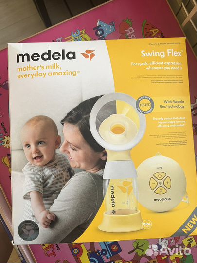Молокоотсос электрический medela swing flex