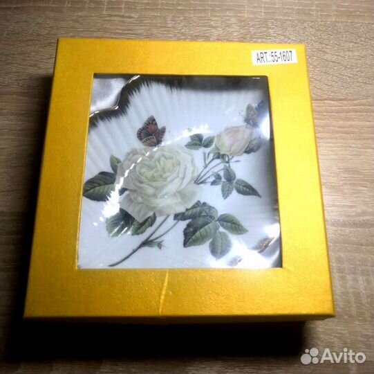 Тарелка подарочная конфетница