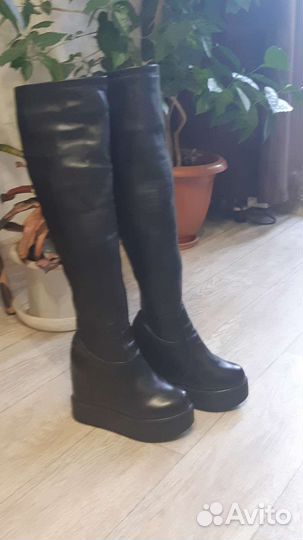 Сапоги высокие ботфорты