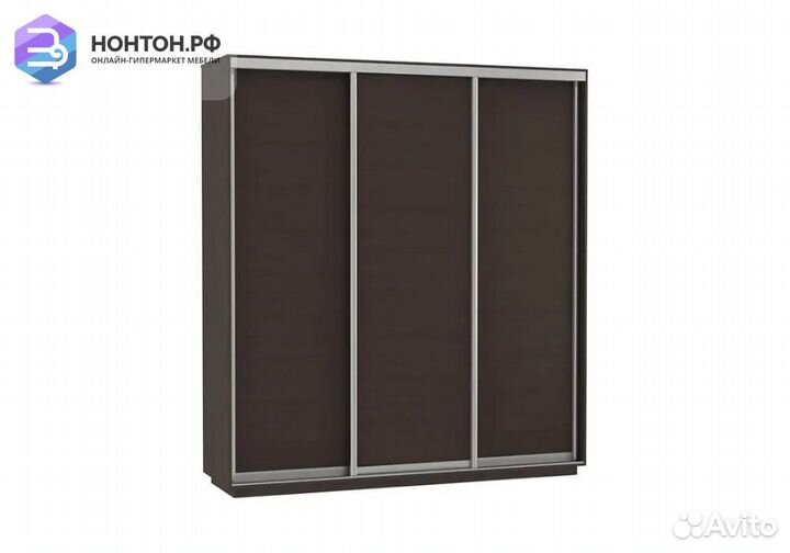 Шкаф-купе Нонтон 3-дверный венге