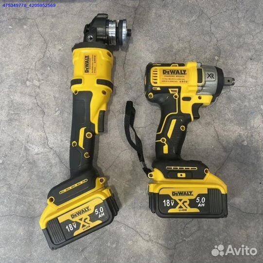 Новый набор DeWalt 2в1 Болгарка+Гайковерт 2 АКБ