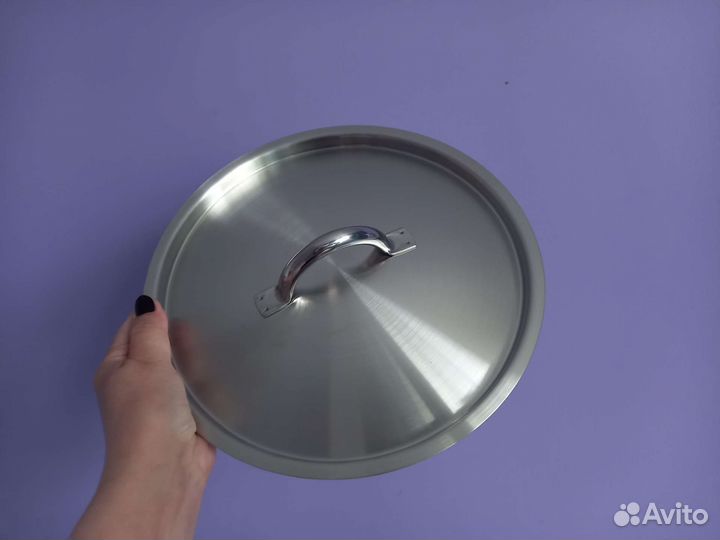 Крышка из нержавеющей стали d24см