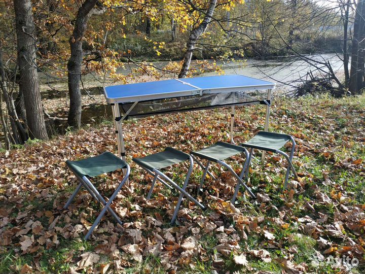 Сетчатая полка под столешницей стола 120х60 см