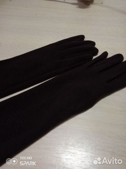 Перчатки женские длинные р 7-8