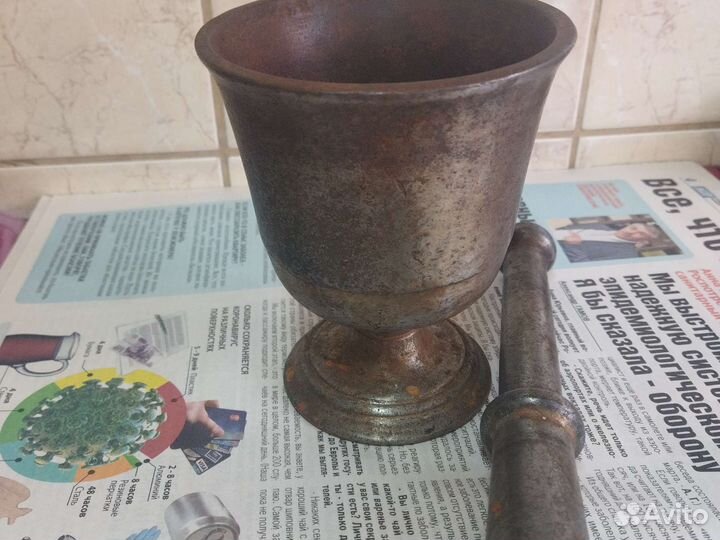Ступка с пестиком СССР