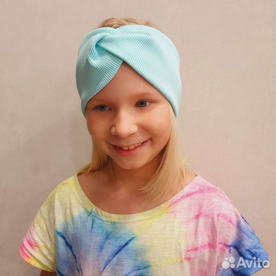 Повязка на голову для девочки, тюрбан
