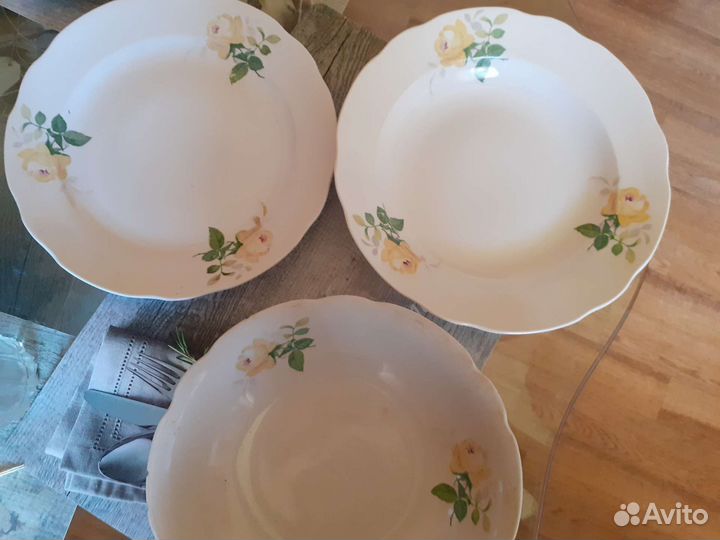 Тарелки дулево СССР, салатники