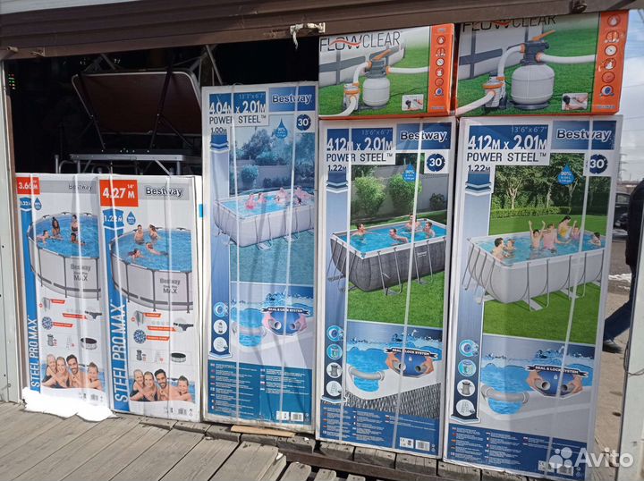 Каркасный бассейн 366 на 122