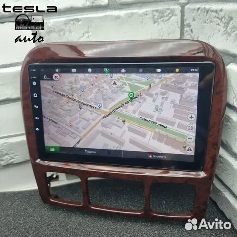 Магнитола на Mercedes w220 9 дюймов android 10