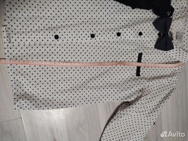 Рубашка, брюки, бабочка 122-128