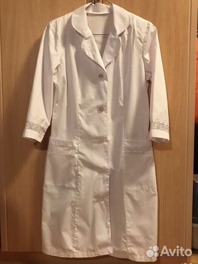 Халат белый медицинский 42-44