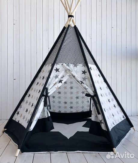 Вигвам домик для игр и система анти-складования