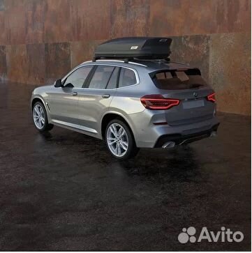 Бокс на крышу nobu drive 430л. Цвет черный