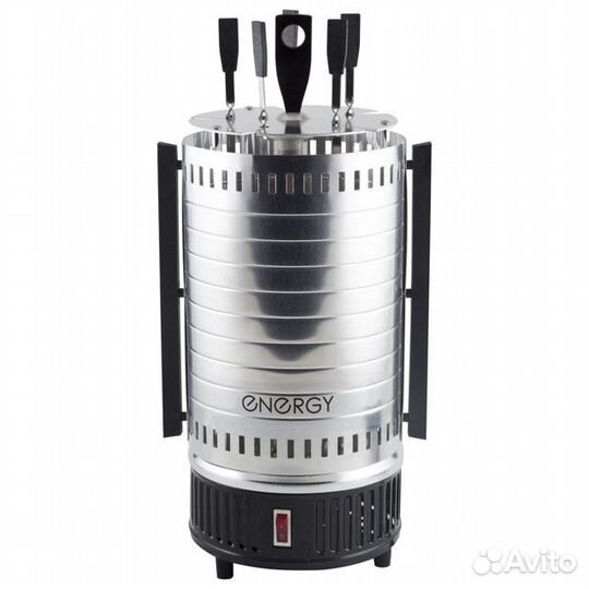 Электрошашлычница energy нева-1 1000Вт 5шампуров