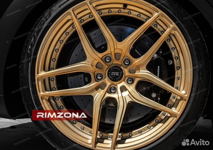 Кованые диски R22 anrky на Porsche Panamera