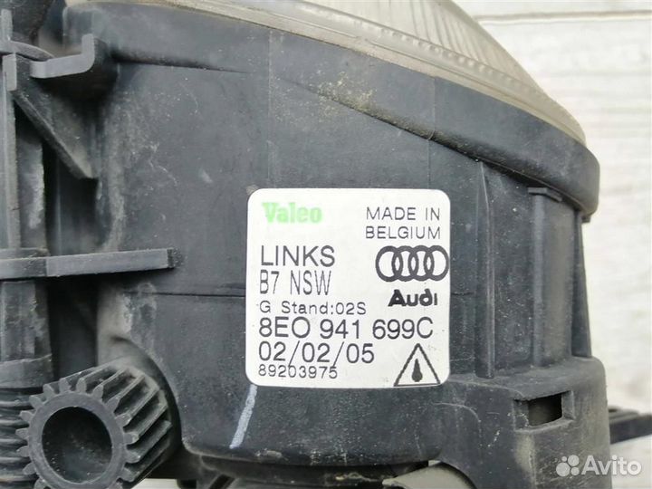 Фара противотуманная левая Ауди А4 Б7 Б6 ауди А3