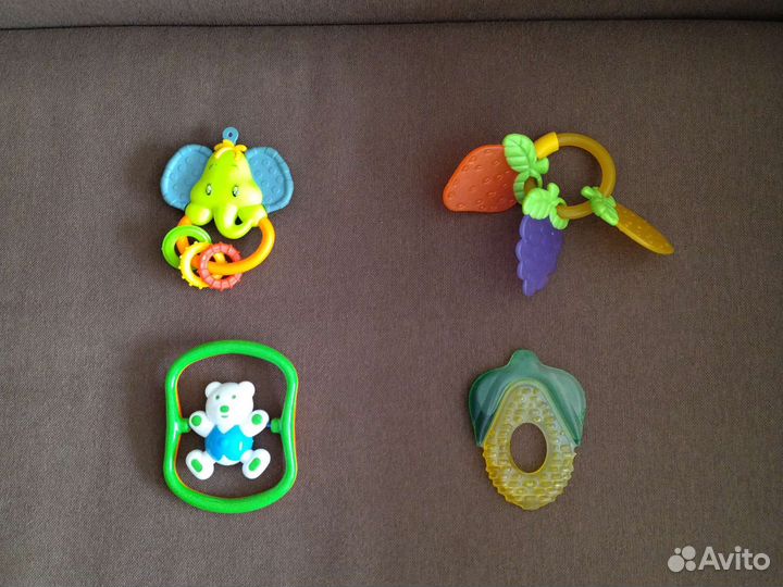 Погремушки прорезыватели пакетом