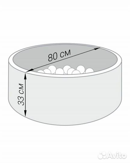 Сухой бассейн с шариками