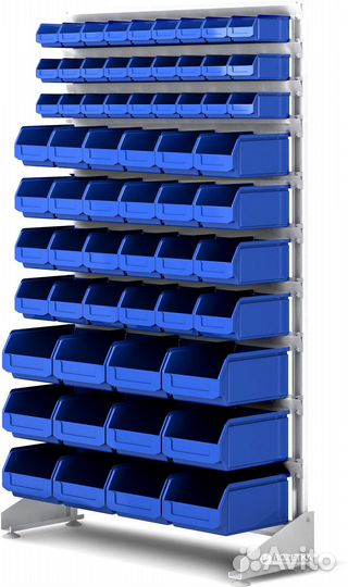 Лотки пластиковые складские для метизов