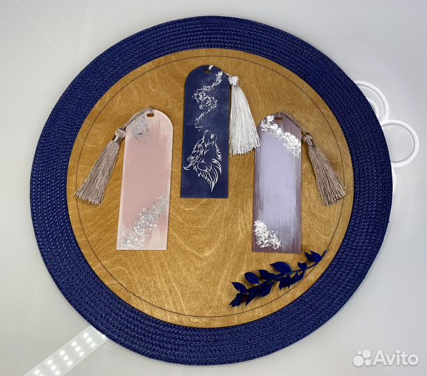 Именные закладки подарок ручной работы линейка