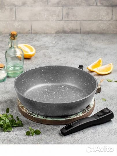 Новая Сковорода со съемной ручкой 24, 26 и 28 см