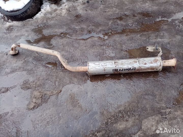 Nissan primera p12 Глушитель