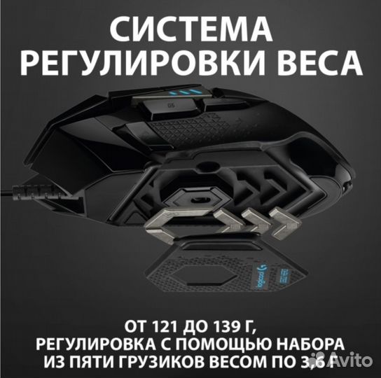 Игровая мышь Logitech G502 Hero Black