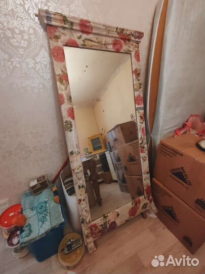 Зеркало старинное напольное