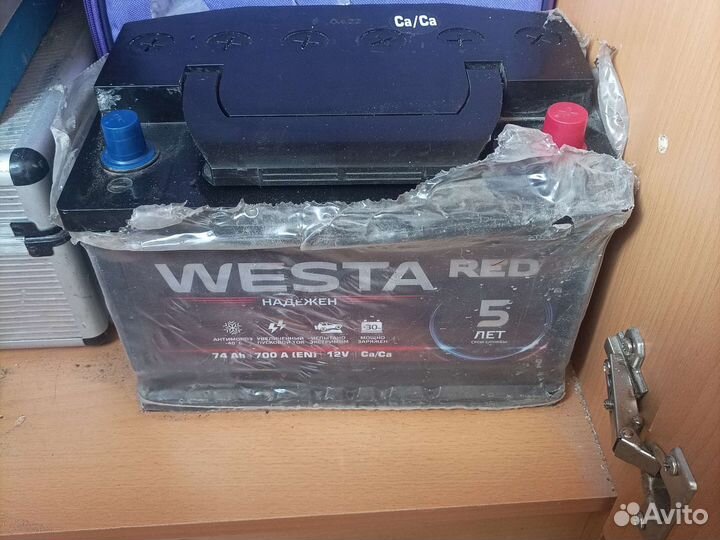 Аккумулятор Westa Red 74ah 700а новый