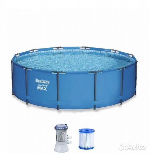 Каркасный бассейн intex 305 х 76 см (с насос-фильт