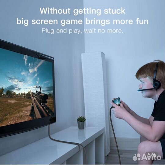 Кабель адаптер hdmi