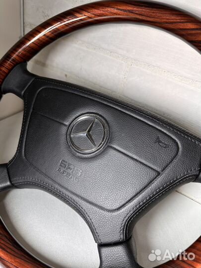 Руль дерево забрана w124 w140 w201