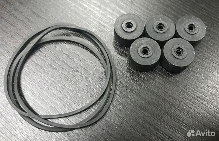 Идлер idler Akai и aiwa и ролики и пассики akai