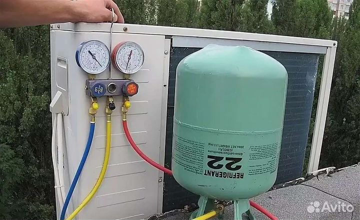 Чистка сплит систем Заправка Фреоном