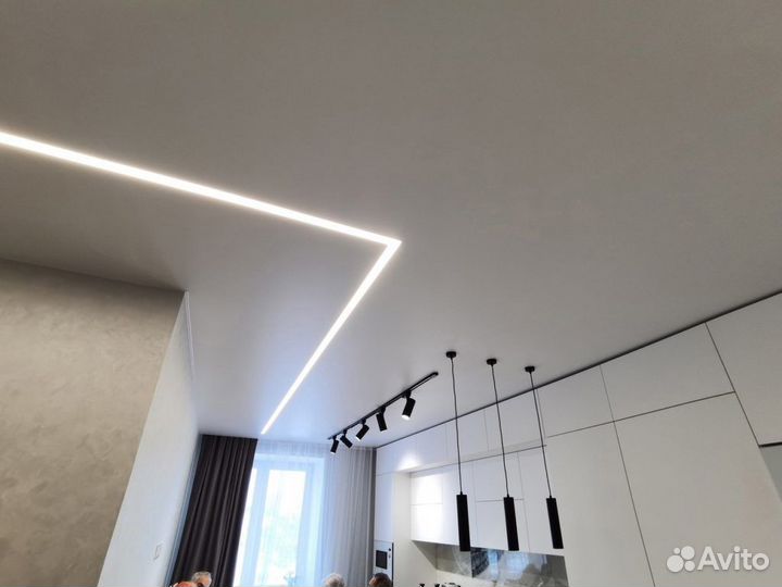 Натяжные потолки от местного мастера за 1 день